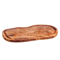 Tabla para cortar de madera de olivo con ranura para jugos Selbrae