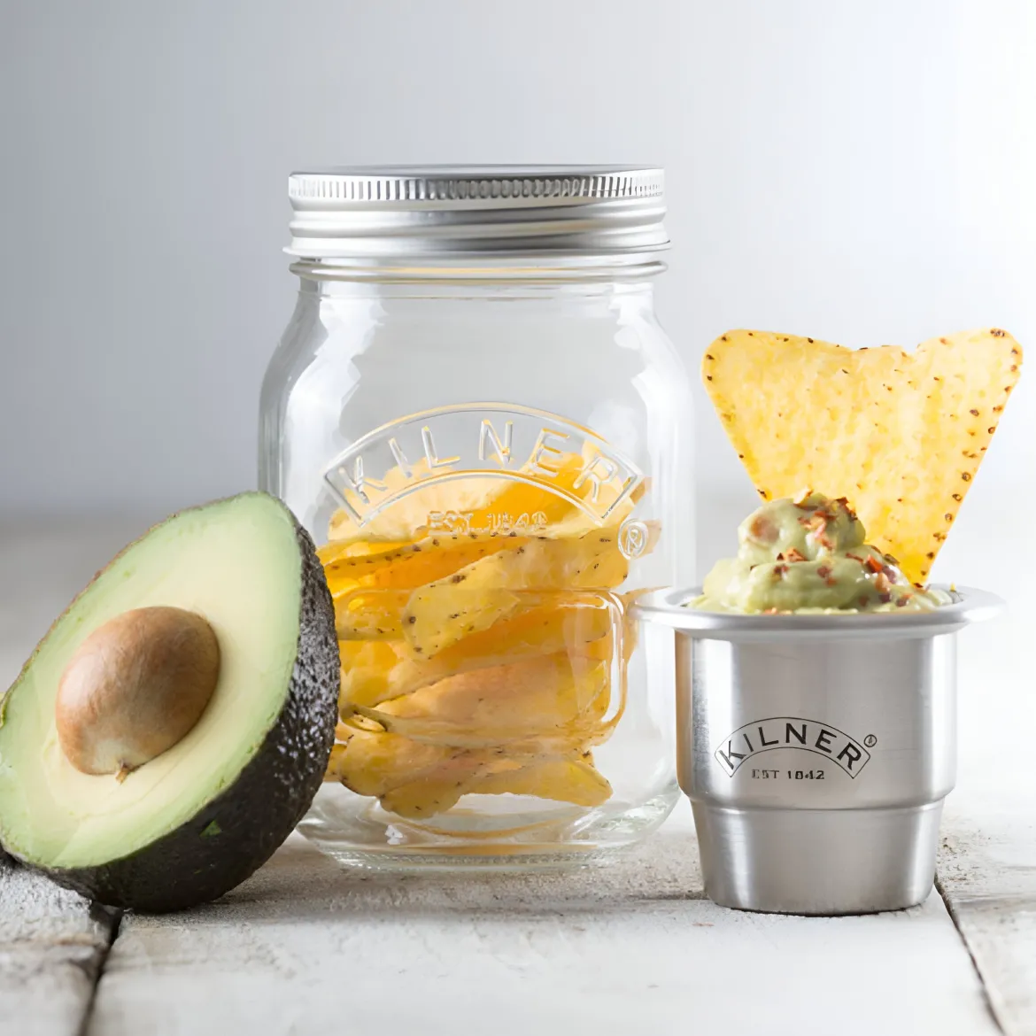 Tarro hermético de vidrio para llevar On The Go Kilner®