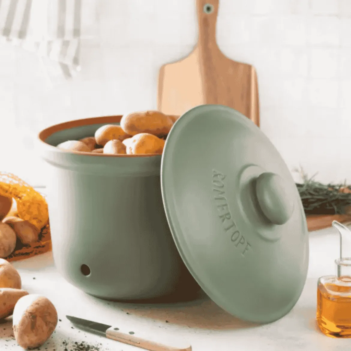 Tarro para verduras de terracota Römertopf