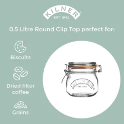 Tarros herméticos de cristal Clip Top de Kilner®