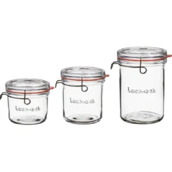 Tarros y botellas herméticas de cristal Lock Eat Luigi Bormioli