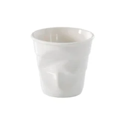 Taza arrugada tipo espresso de porcelana 80 ml Revol