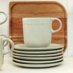 Taza cerámica tipo mug blanca Staub