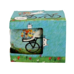 Taza mug ancha de porcelana Duo