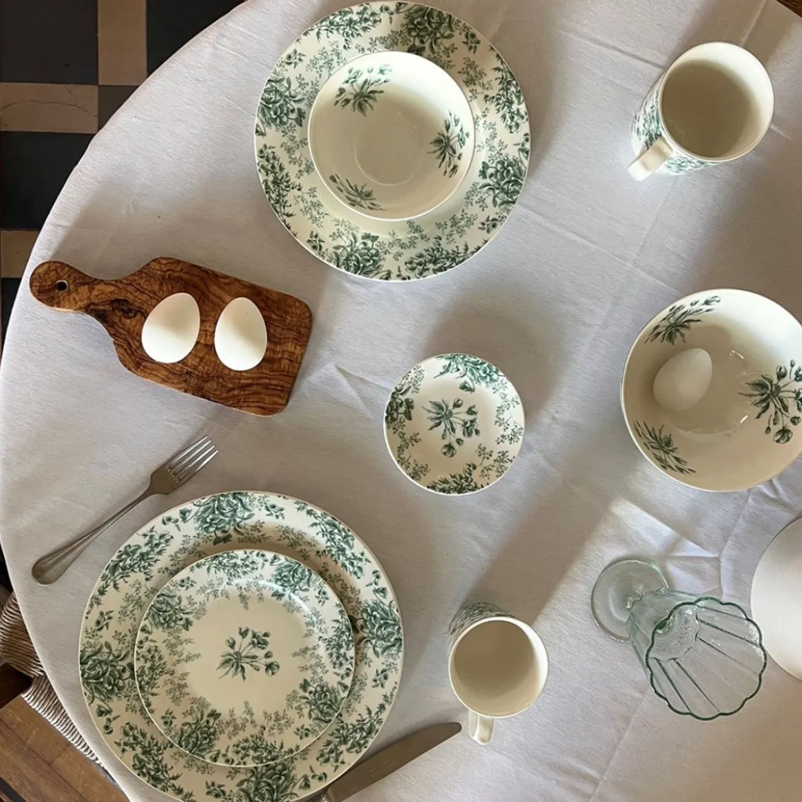 Tazas de porcelana Bloemen Laura Ashley