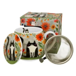Taza XL para infusiones de porcelana Duo