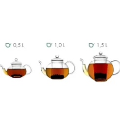 Tetera de cristal con infusor Verona Bredemeijer