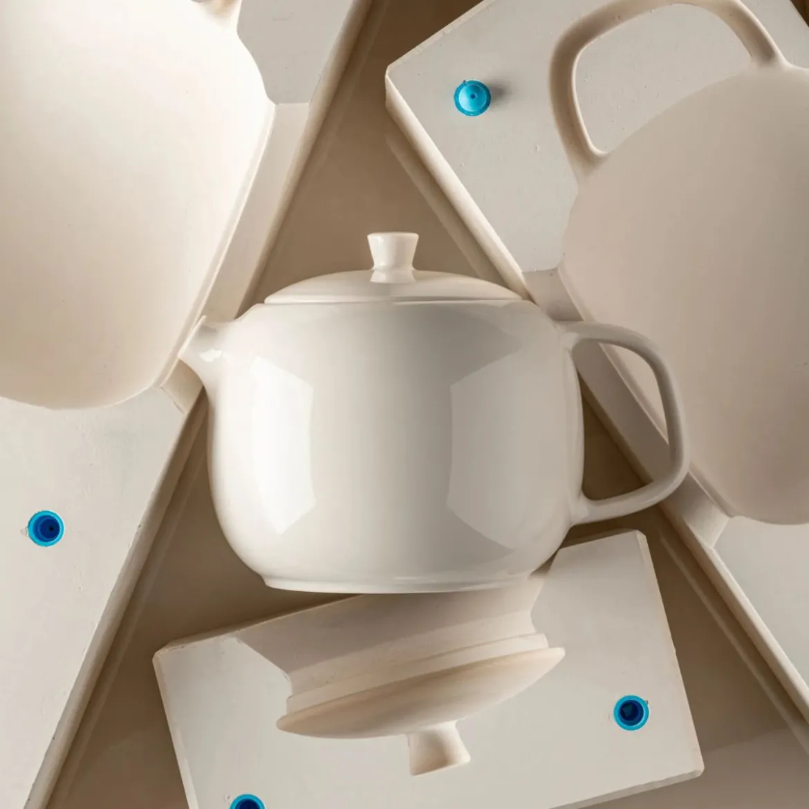 Tetera de porcelana francesa Madeleine Revol