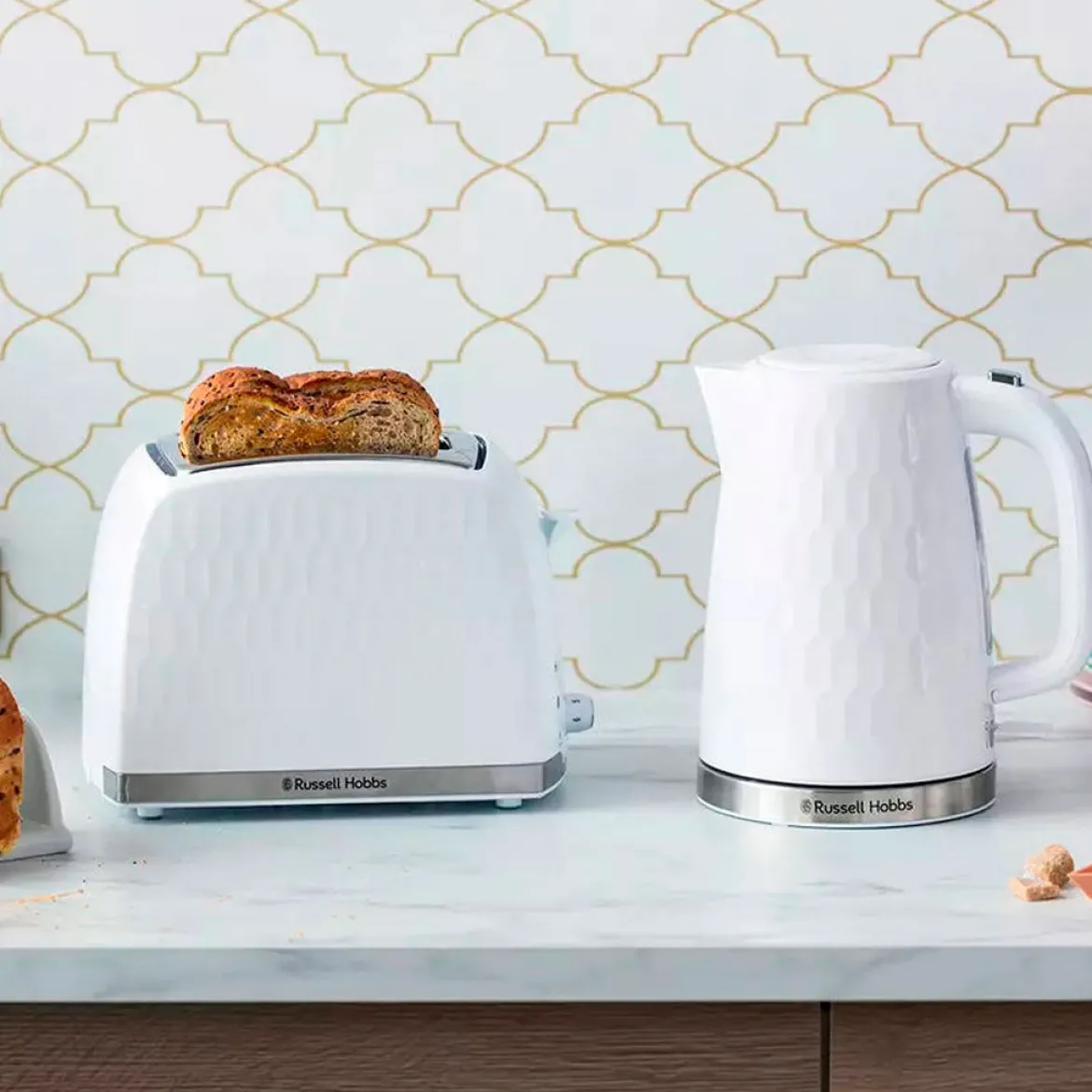 Tostadora de 2 rebanadas Honeycomb de Russell Hobbs