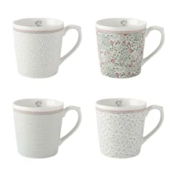 Vajilla de 16 piezas de porcelana Wild Clematis Laura Ashley