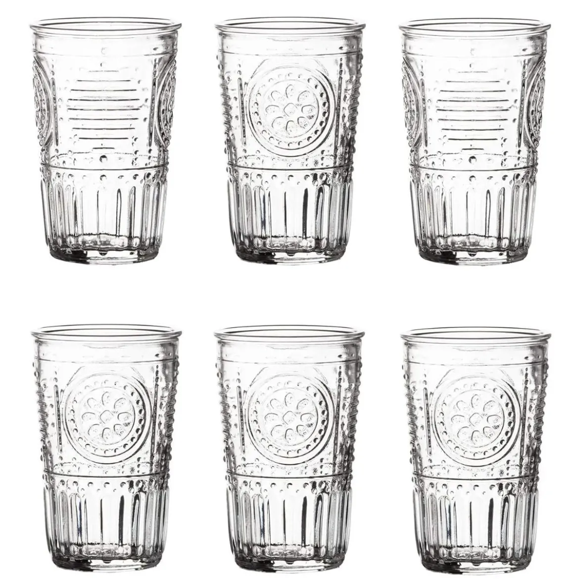 Vasos Romantic Candy Bormioli Rocco