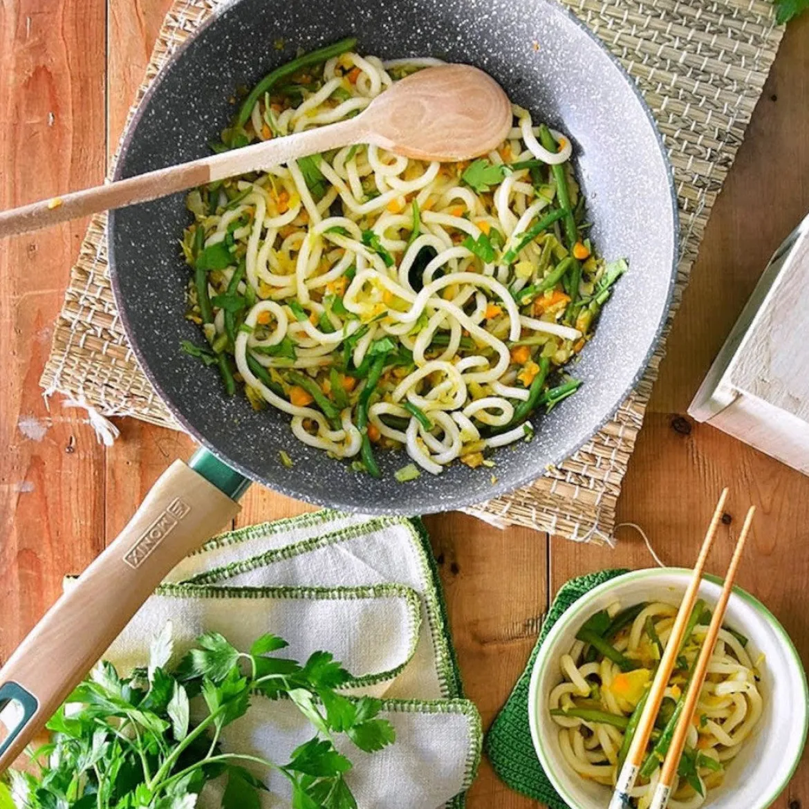 Wok antiadherente Amazonia Monix