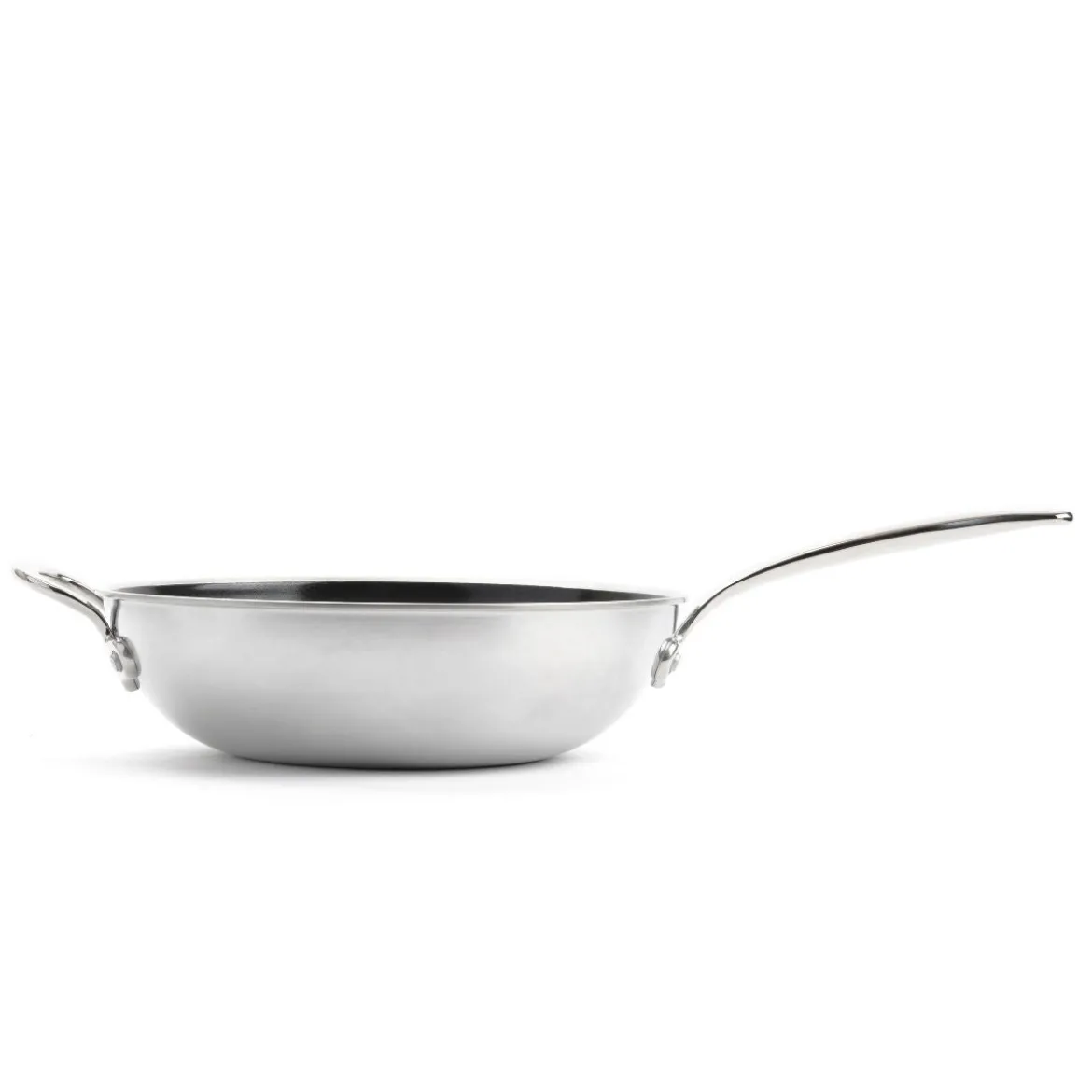 Wok cerámico con exterior de acero inoxidable Premiere GreenPan