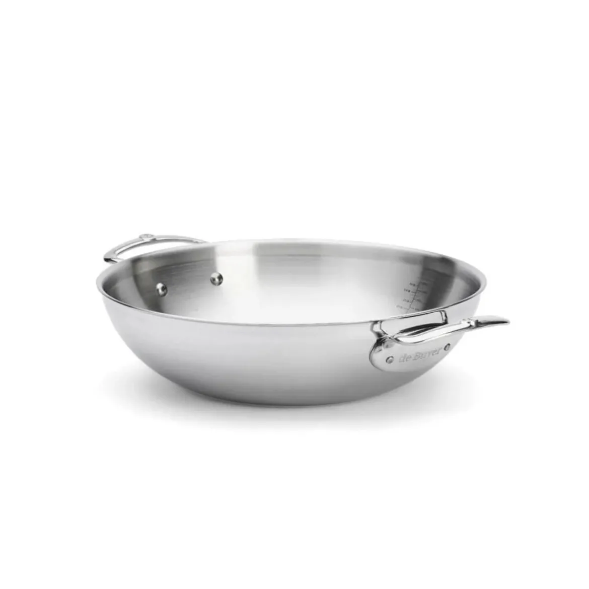 Wok con asas de acero inoxidable Affinity De Buyer