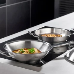 Wok con tapa de acero inoxidable Original-Profi Collection® Fissler
