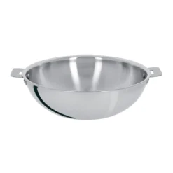 Wok de acero inoxidable multicapa Casteline Cristel