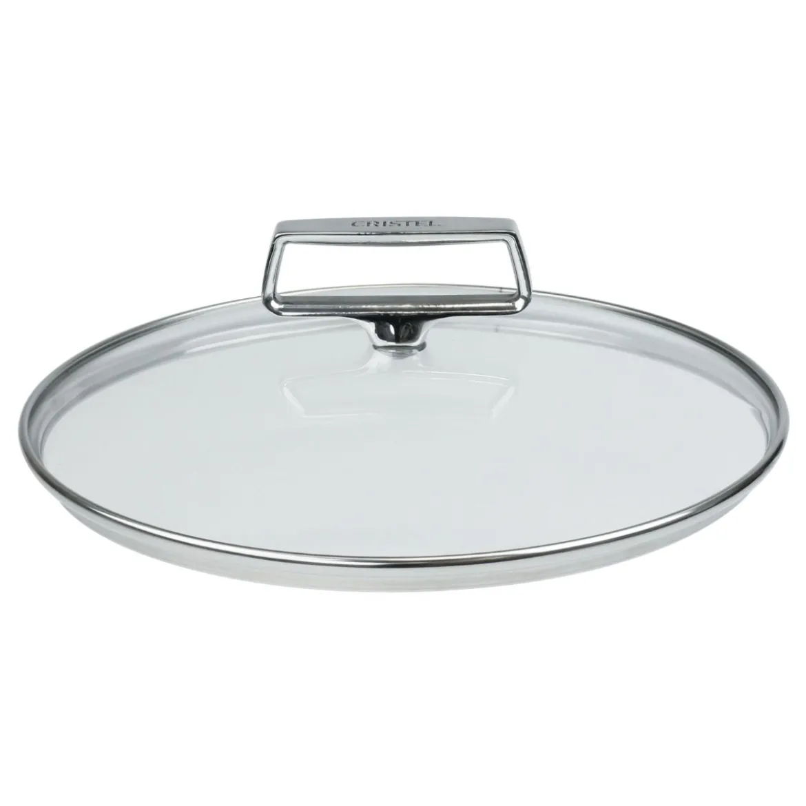Wok de acero inoxidable 3-Ply con tapa de cristal Castel'Pro Cristel